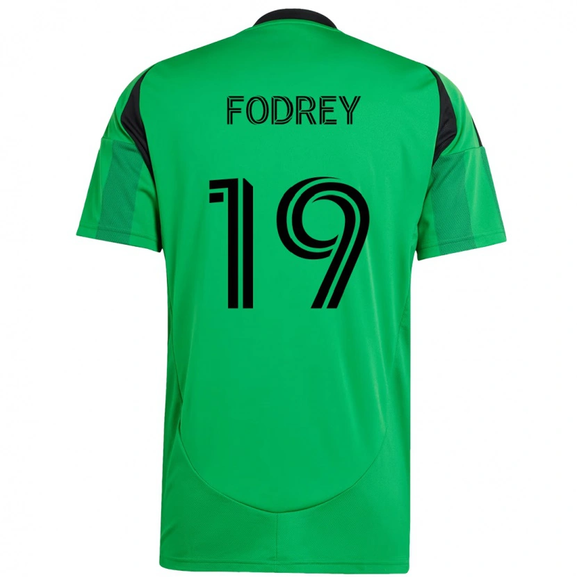 Danxen Mænd Cj Fodrey #19 Hvid Grøn Hjemmebane Spillertrøjer 2025/26 Trøje T-Shirt