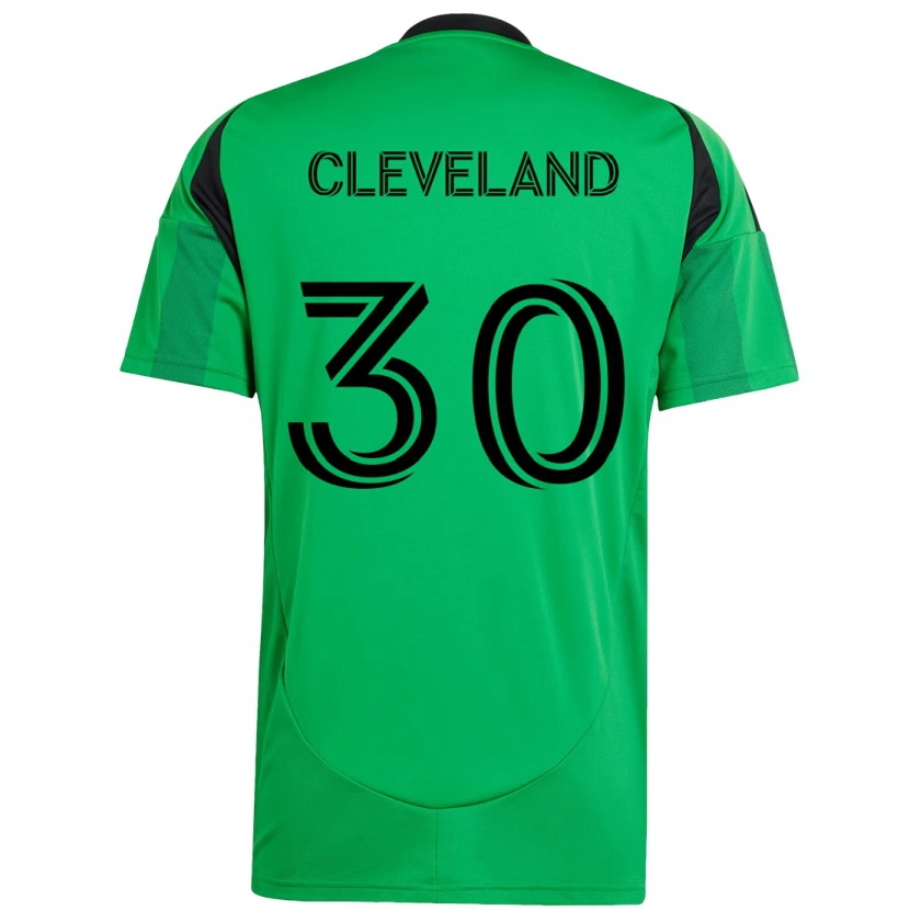 Danxen Mænd Stefan Cleveland #30 Hvid Grøn Hjemmebane Spillertrøjer 2025/26 Trøje T-Shirt