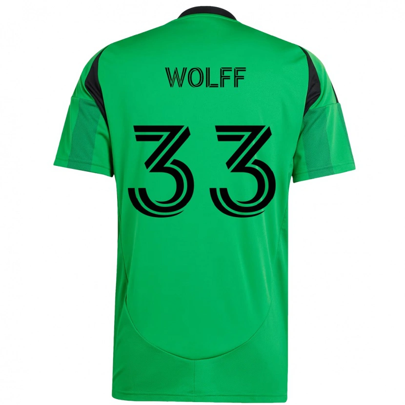 Danxen Mænd Owen Wolff #33 Hvid Grøn Hjemmebane Spillertrøjer 2025/26 Trøje T-Shirt