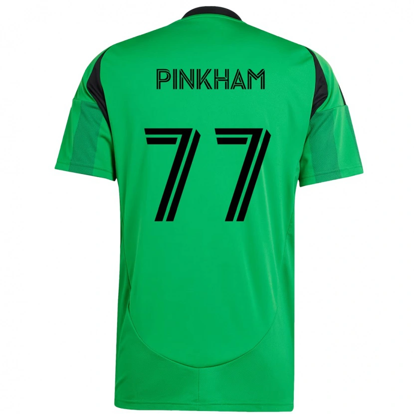 Danxen Mænd Chris Pinkham #77 Hvid Grøn Hjemmebane Spillertrøjer 2025/26 Trøje T-Shirt