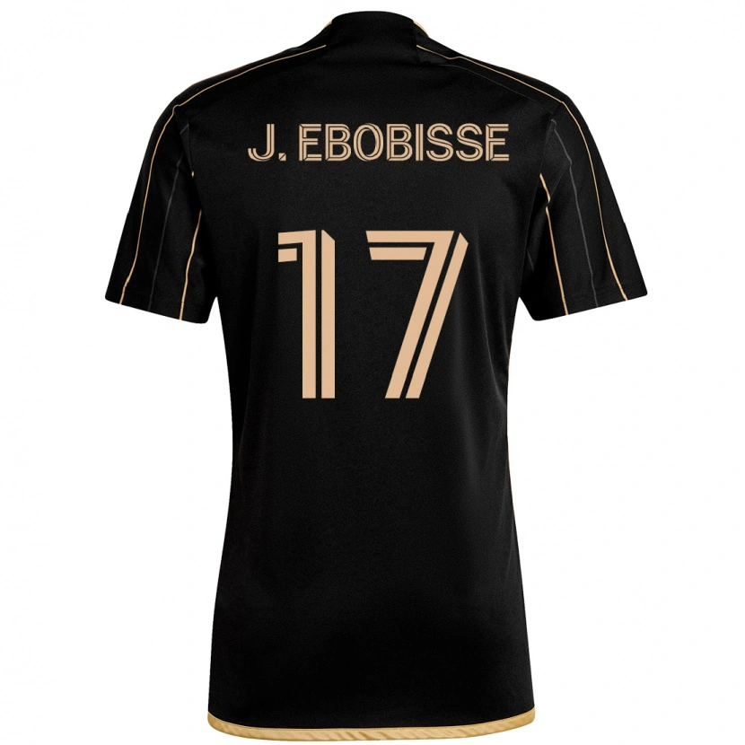 Danxen Mænd Jeremy Ebobisse #17 Hvid Brun Hjemmebane Spillertrøjer 2025/26 Trøje T-Shirt