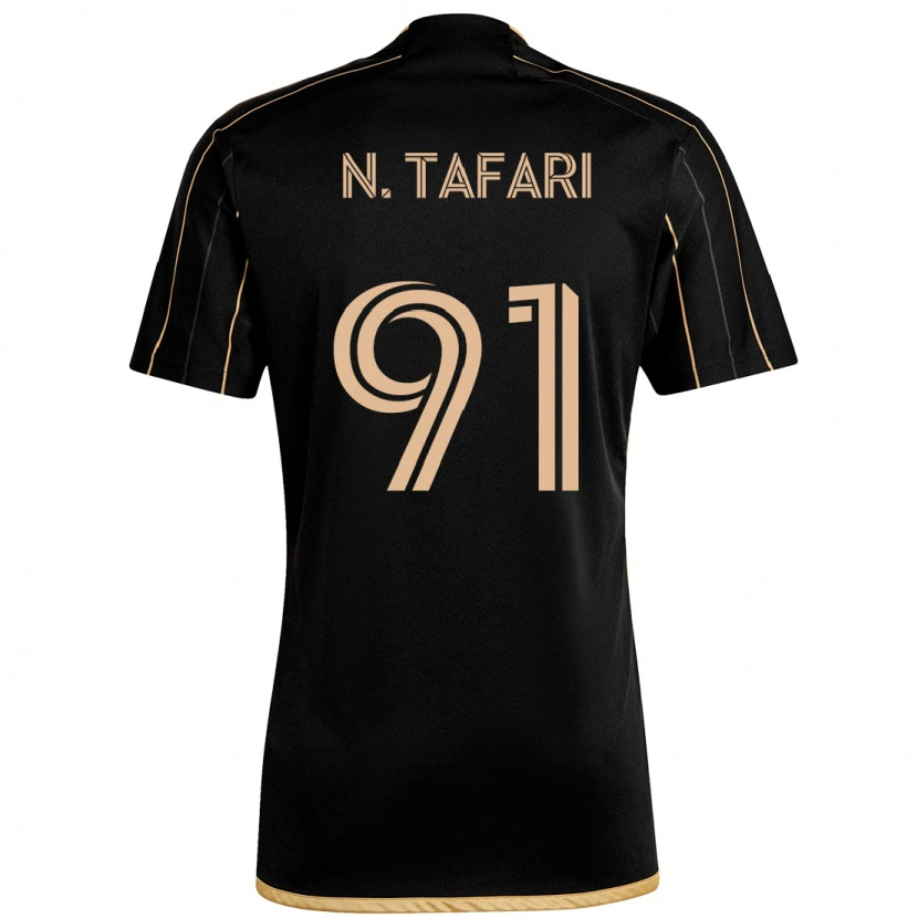 Danxen Mænd Nkosi Tafari #91 Hvid Brun Hjemmebane Spillertrøjer 2025/26 Trøje T-Shirt