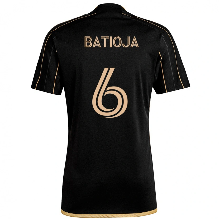 Danxen Mænd Jeremy Batioja #6 Hvid Brun Hjemmebane Spillertrøjer 2025/26 Trøje T-Shirt