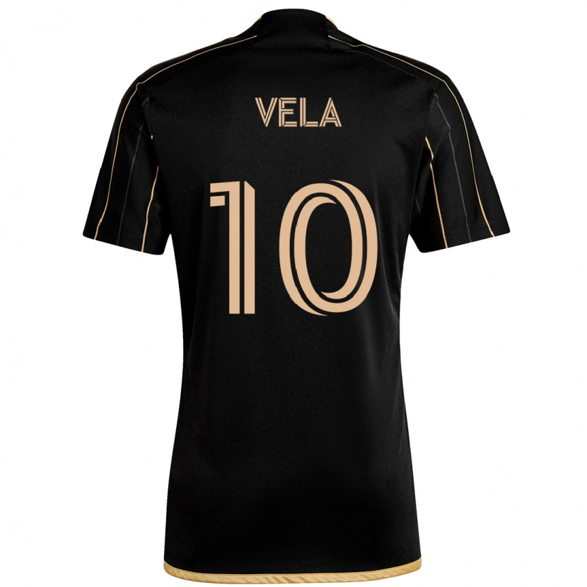 Danxen Mænd Carlos Vela #10 Hvid Brun Hjemmebane Spillertrøjer 2025/26 Trøje T-Shirt