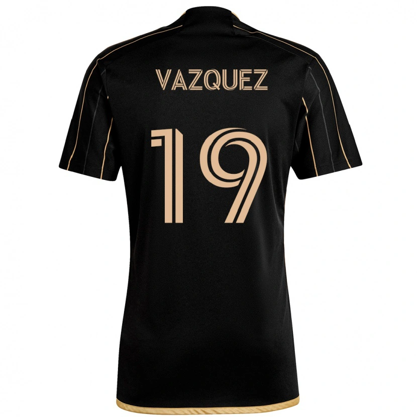 Danxen Mænd Favian Vazquez #19 Hvid Brun Hjemmebane Spillertrøjer 2025/26 Trøje T-Shirt