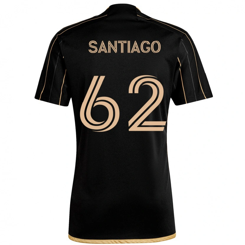 Danxen Mænd Joshua Santiago #62 Hvid Brun Hjemmebane Spillertrøjer 2025/26 Trøje T-Shirt