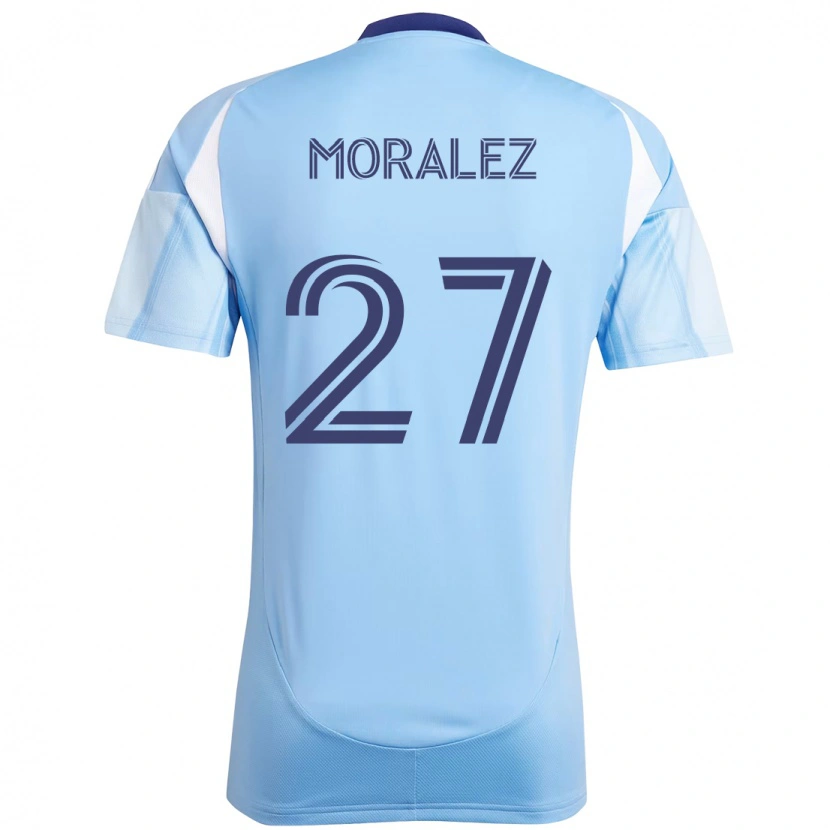 Danxen Mænd Maxi Moralez #27 Sort Blå Orange Hjemmebane Spillertrøjer 2025/26 Trøje T-Shirt