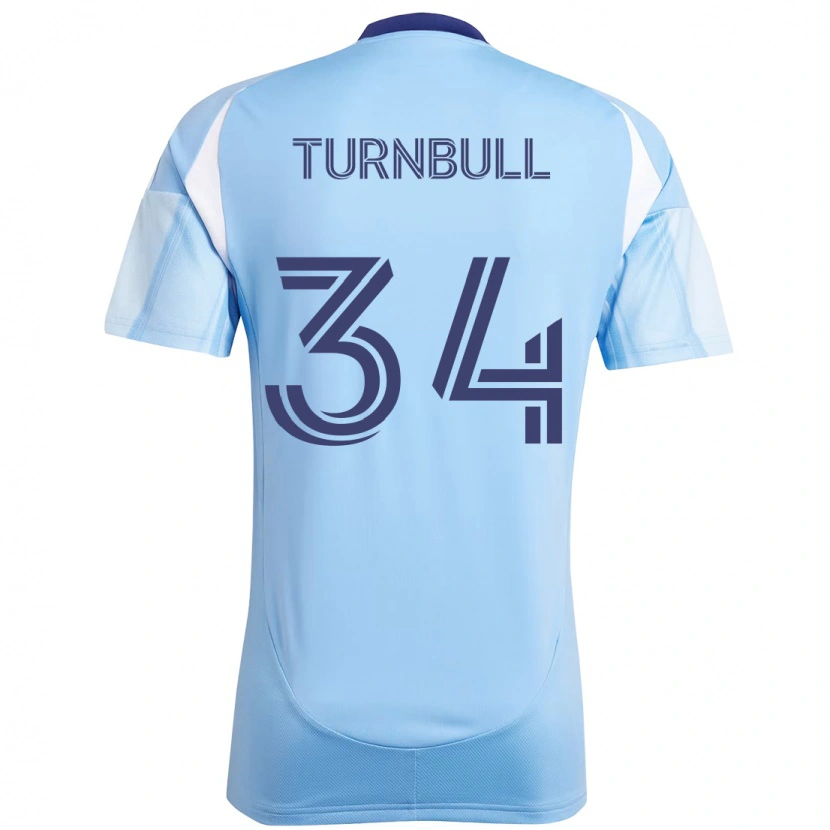 Danxen Mænd Stephen Turnbull #34 Sort Blå Orange Hjemmebane Spillertrøjer 2025/26 Trøje T-Shirt