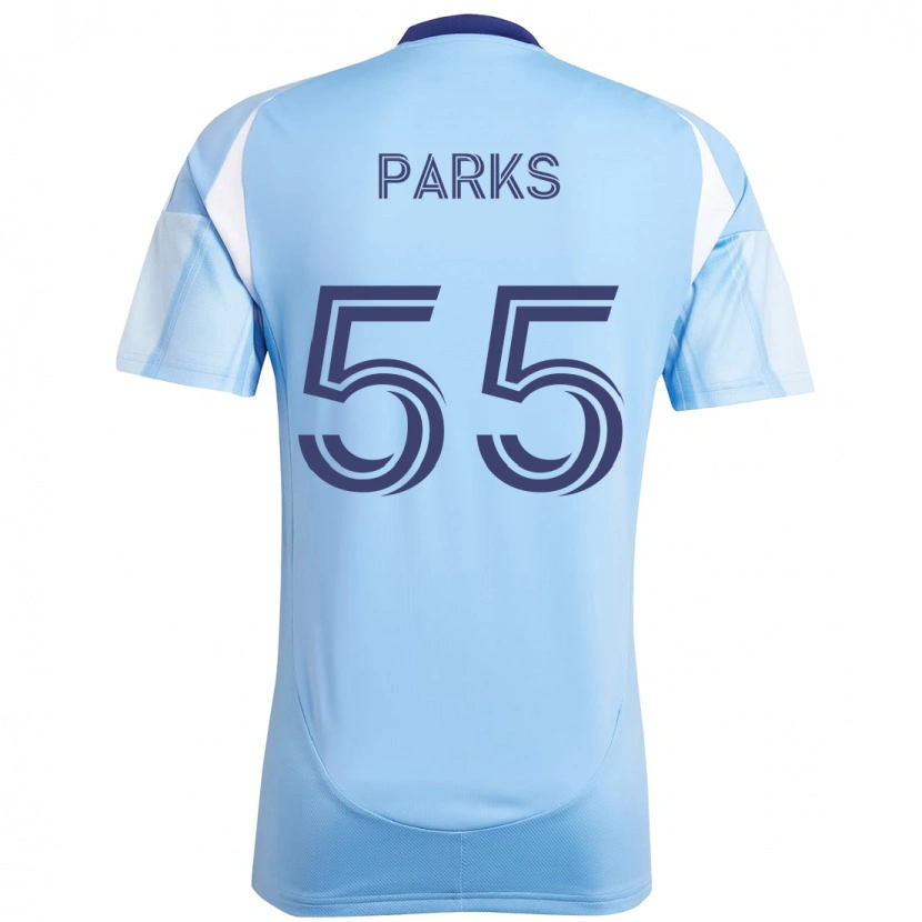 Danxen Mænd Keaton Parks #55 Sort Blå Orange Hjemmebane Spillertrøjer 2025/26 Trøje T-Shirt