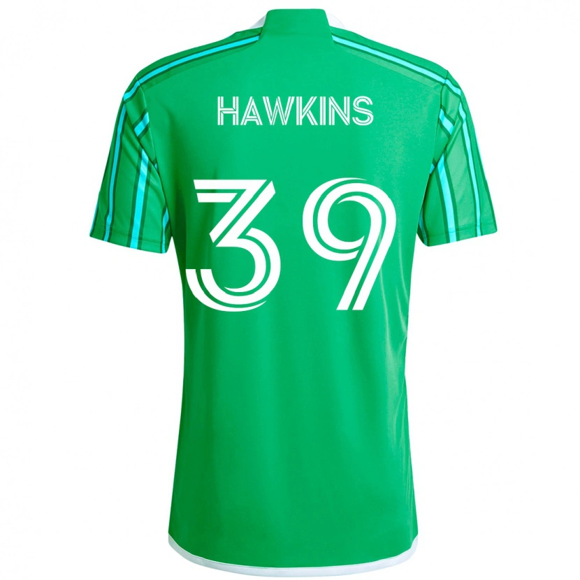 Danxen Mænd Stuart Hawkins #39 Lyseblå Hjemmebane Spillertrøjer 2025/26 Trøje T-Shirt