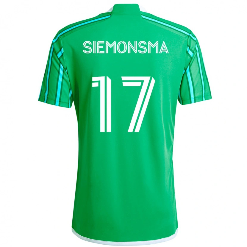 Danxen Mænd Sianna Siemonsma #17 Lyseblå Hjemmebane Spillertrøjer 2025/26 Trøje T-Shirt
