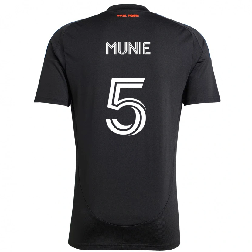 Danxen Mænd Daniel Munie #5 Hvid Rød Hjemmebane Spillertrøjer 2025/26 Trøje T-Shirt