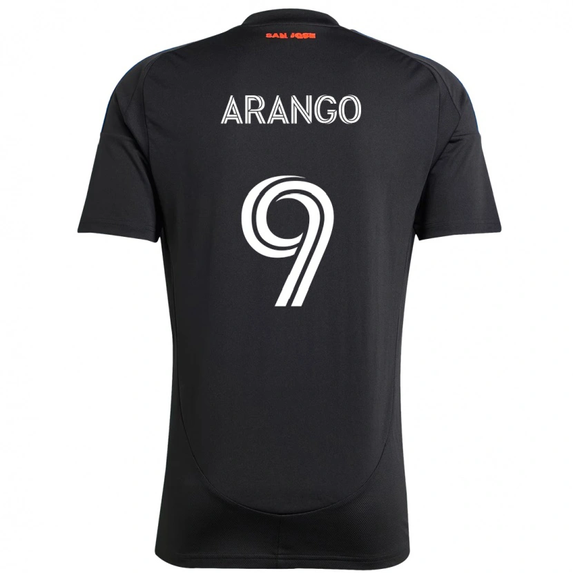 Danxen Mænd Cristian Arango #9 Hvid Rød Hjemmebane Spillertrøjer 2025/26 Trøje T-Shirt