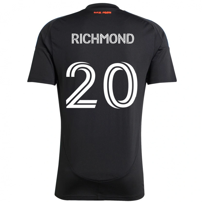 Danxen Mænd Will Richmond #20 Hvid Rød Hjemmebane Spillertrøjer 2025/26 Trøje T-Shirt