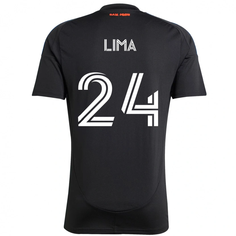 Danxen Mænd Nick Lima #24 Hvid Rød Hjemmebane Spillertrøjer 2025/26 Trøje T-Shirt