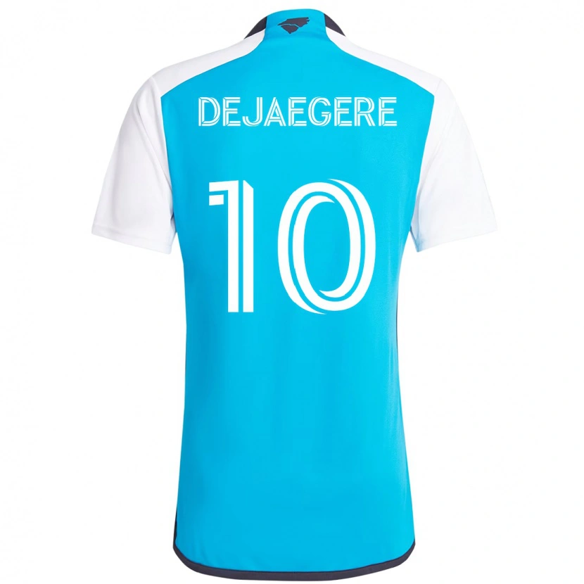 Danxen Mænd Brecht Dejaegere #10 Sort Hvid Hjemmebane Spillertrøjer 2025/26 Trøje T-Shirt