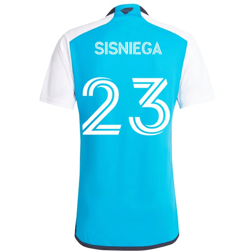 Danxen Mænd Pablo Sisniega #23 Sort Hvid Hjemmebane Spillertrøjer 2025/26 Trøje T-Shirt