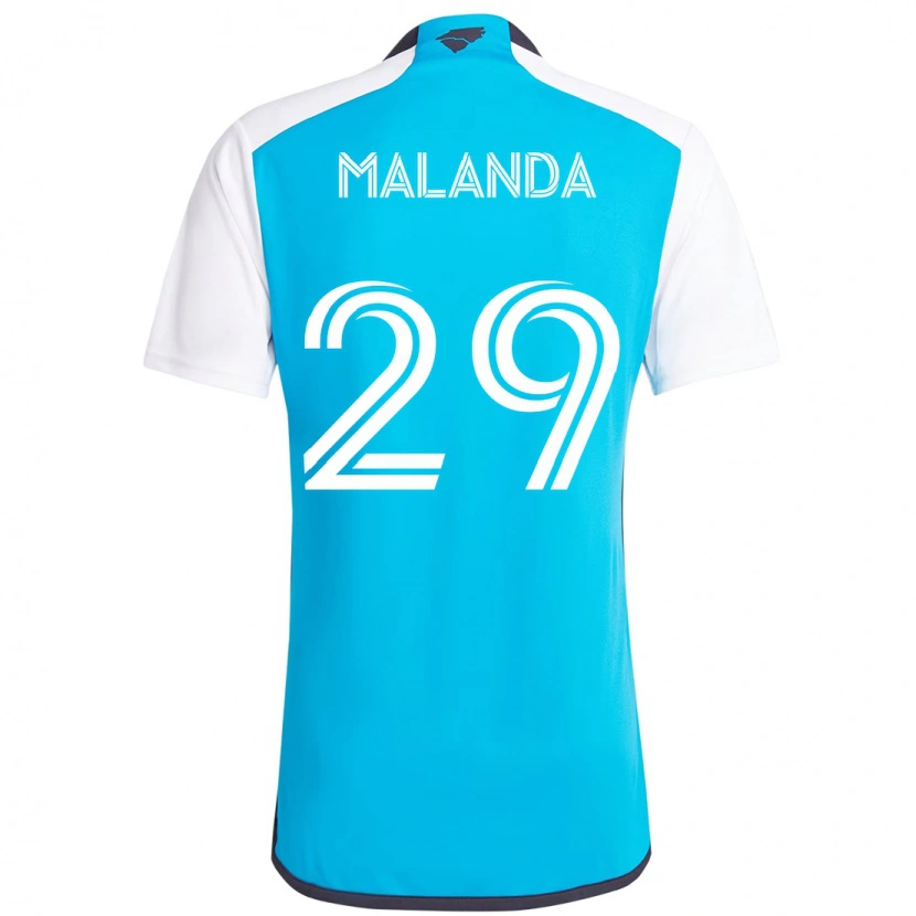 Danxen Mænd Adilson Malanda #29 Sort Hvid Hjemmebane Spillertrøjer 2025/26 Trøje T-Shirt
