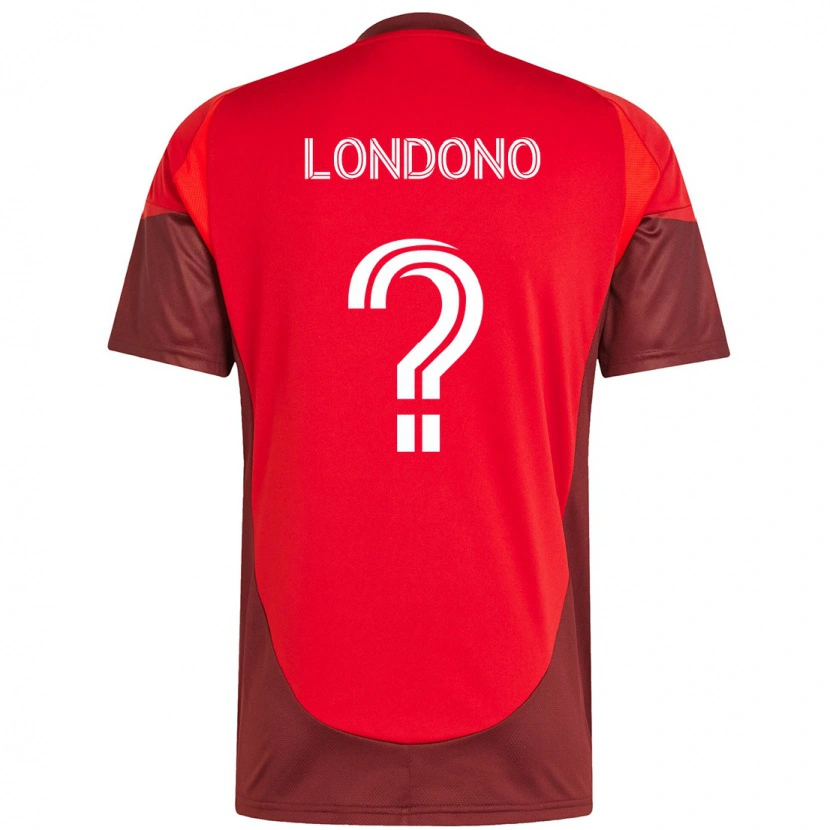 Danxen Mænd Tyler Londono #0 Hvid Rød Hjemmebane Spillertrøjer 2025/26 Trøje T-Shirt
