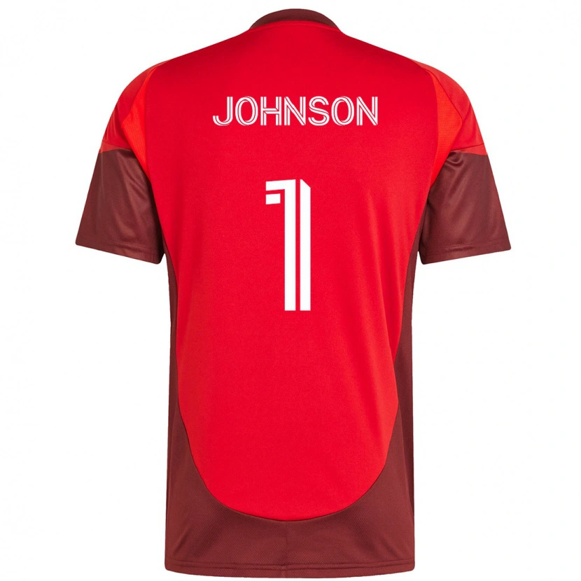 Danxen Mænd Sean Johnson #1 Hvid Rød Hjemmebane Spillertrøjer 2025/26 Trøje T-Shirt