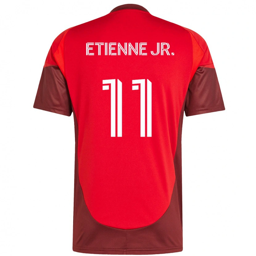 Danxen Mænd Derrick Etienne Jr. #11 Hvid Rød Hjemmebane Spillertrøjer 2025/26 Trøje T-Shirt