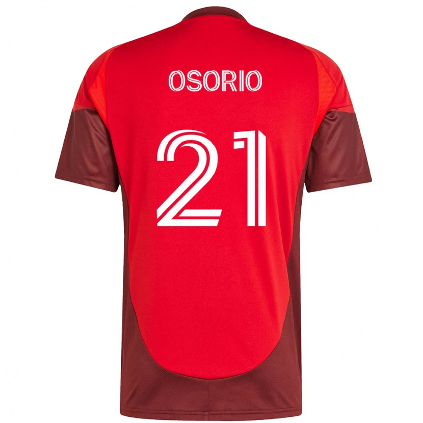 Danxen Mænd Jonathan Osorio #21 Hvid Rød Hjemmebane Spillertrøjer 2025/26 Trøje T-Shirt