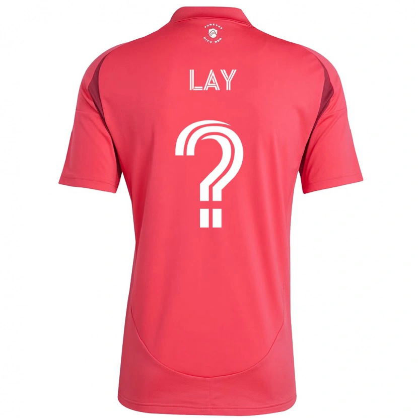 Danxen Mænd Mikey Lay #0 Hvid Magenta Hjemmebane Spillertrøjer 2025/26 Trøje T-Shirt