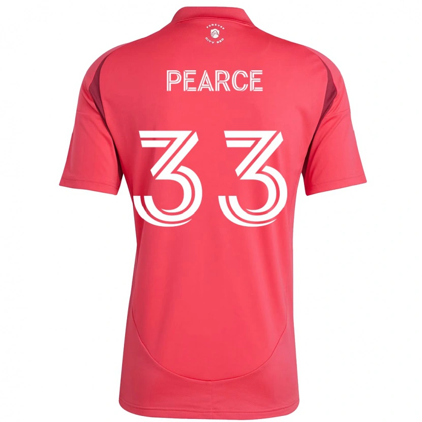 Danxen Mænd Tyson Pearce #33 Hvid Magenta Hjemmebane Spillertrøjer 2025/26 Trøje T-Shirt