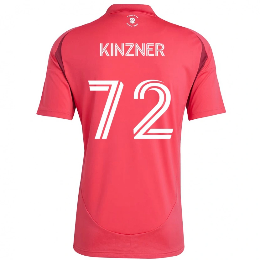 Danxen Mænd Eric Kinzner #72 Hvid Magenta Hjemmebane Spillertrøjer 2025/26 Trøje T-Shirt