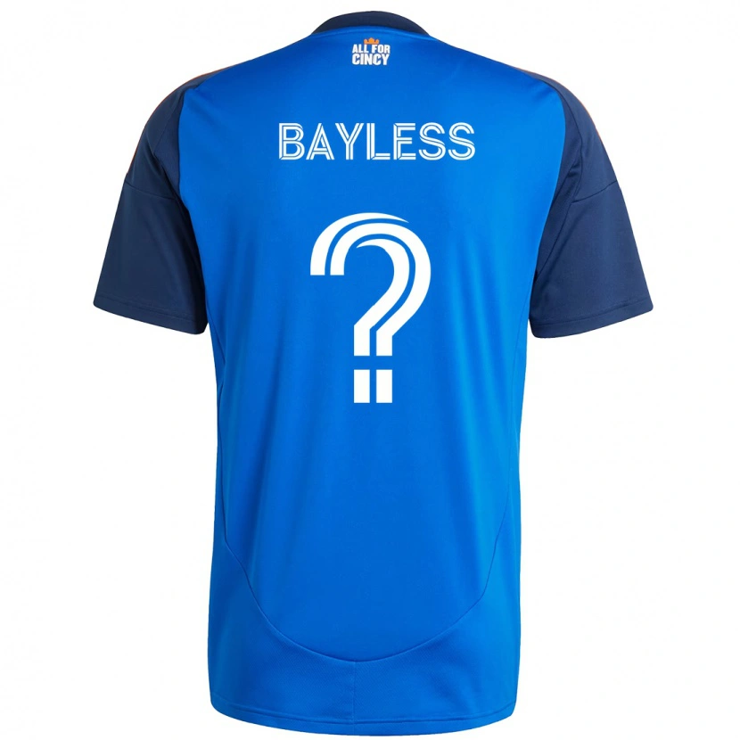Danxen Mænd Blake Bayless #0 Hvid Blå Orange Hjemmebane Spillertrøjer 2025/26 Trøje T-Shirt