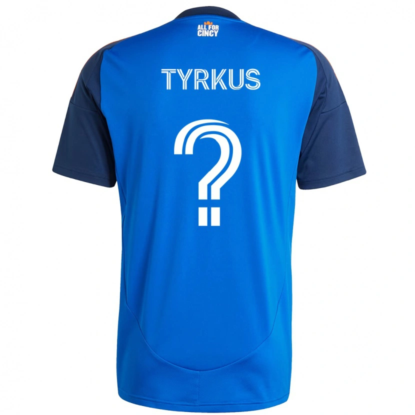 Danxen Mænd Illia Tyrkus #0 Hvid Blå Orange Hjemmebane Spillertrøjer 2025/26 Trøje T-Shirt