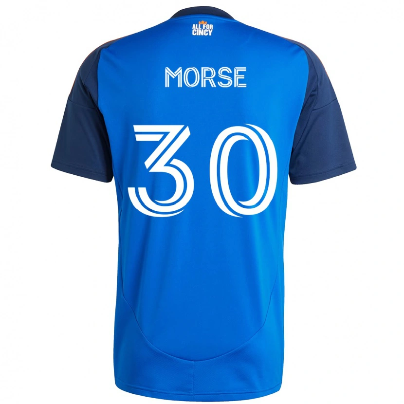 Danxen Mænd Hunter Morse #30 Hvid Blå Orange Hjemmebane Spillertrøjer 2025/26 Trøje T-Shirt