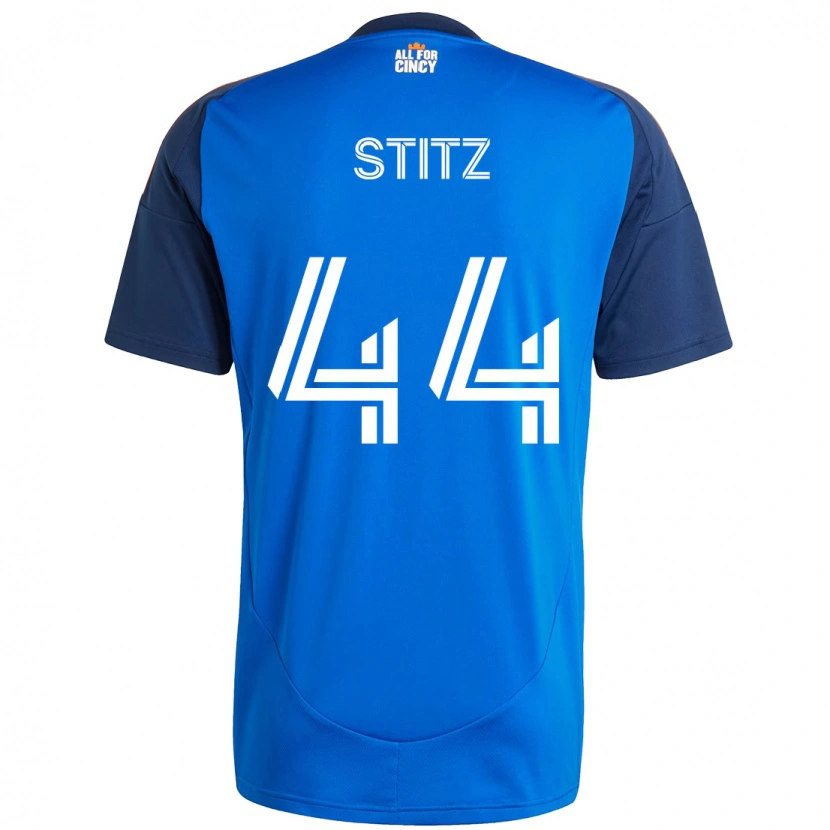 Danxen Mænd Ben Stitz #44 Hvid Blå Orange Hjemmebane Spillertrøjer 2025/26 Trøje T-Shirt