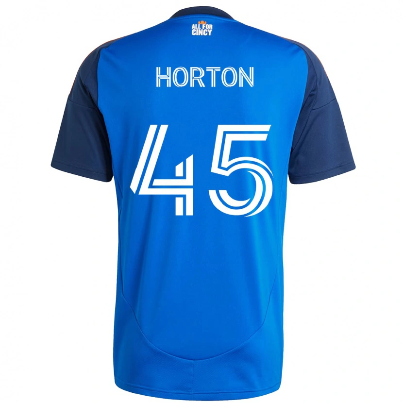 Danxen Mænd Philip Horton #45 Hvid Blå Orange Hjemmebane Spillertrøjer 2025/26 Trøje T-Shirt