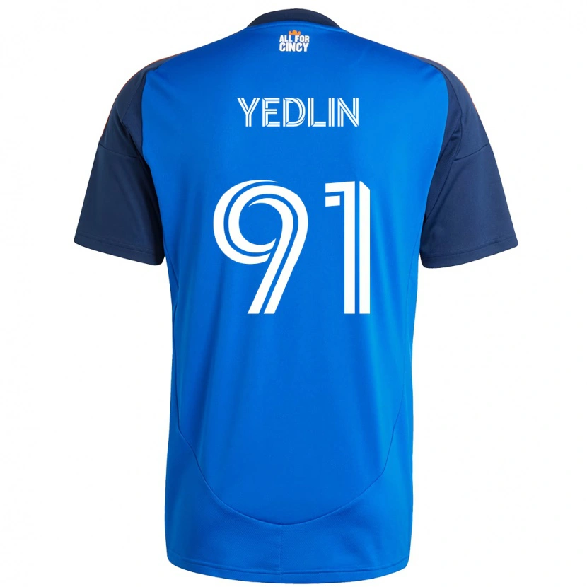 Danxen Mænd Deandre Yedlin #91 Hvid Blå Orange Hjemmebane Spillertrøjer 2025/26 Trøje T-Shirt