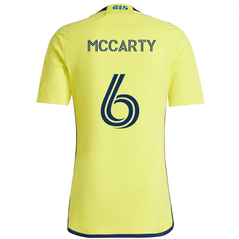 Danxen Mænd Dax Mccarty #6 Marineblå Gul Hjemmebane Spillertrøjer 2025/26 Trøje T-Shirt