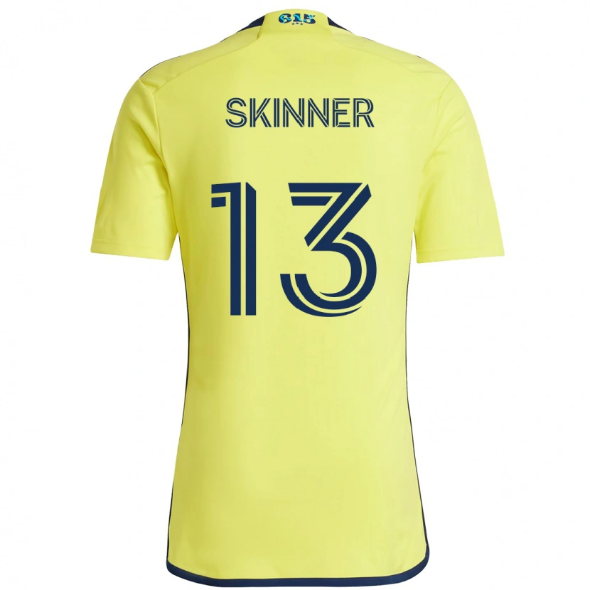 Danxen Mænd Joey Skinner #13 Marineblå Gul Hjemmebane Spillertrøjer 2025/26 Trøje T-Shirt