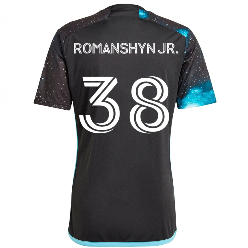 Danxen Mænd Kage Romanshyn Jr. #38 Himmelblå Hjemmebane Spillertrøjer 2025/26 Trøje T-Shirt
