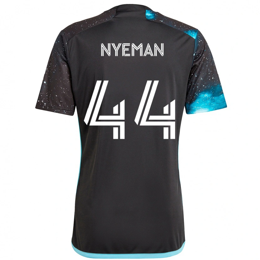 Danxen Mænd Moses Nyeman #44 Himmelblå Hjemmebane Spillertrøjer 2025/26 Trøje T-Shirt