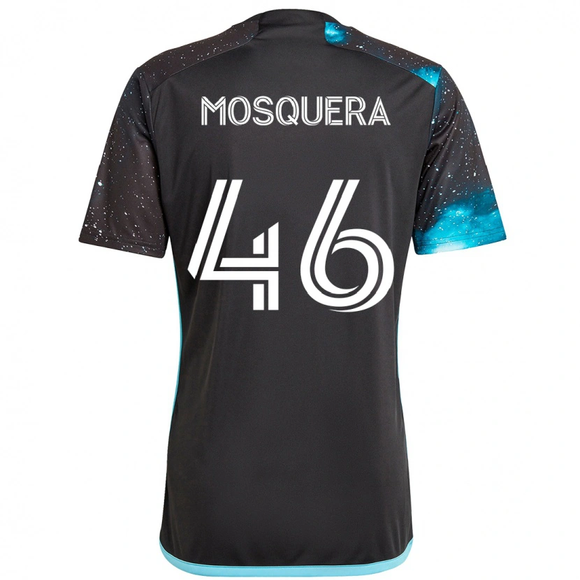 Danxen Mænd Juan Camilo Mosquera #46 Himmelblå Hjemmebane Spillertrøjer 2025/26 Trøje T-Shirt