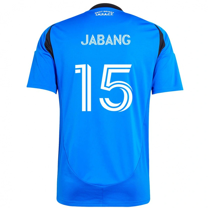 Danxen Mænd Ousman Jabang #15 Himmelblå Mørkeblå Hjemmebane Spillertrøjer 2025/26 Trøje T-Shirt