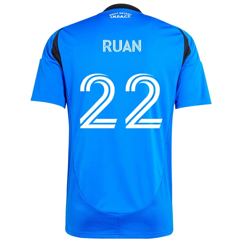 Danxen Mænd Ruan #22 Himmelblå Mørkeblå Hjemmebane Spillertrøjer 2025/26 Trøje T-Shirt