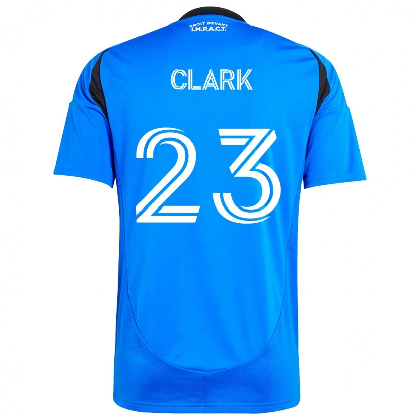 Danxen Mænd Caden Clark #23 Himmelblå Mørkeblå Hjemmebane Spillertrøjer 2025/26 Trøje T-Shirt