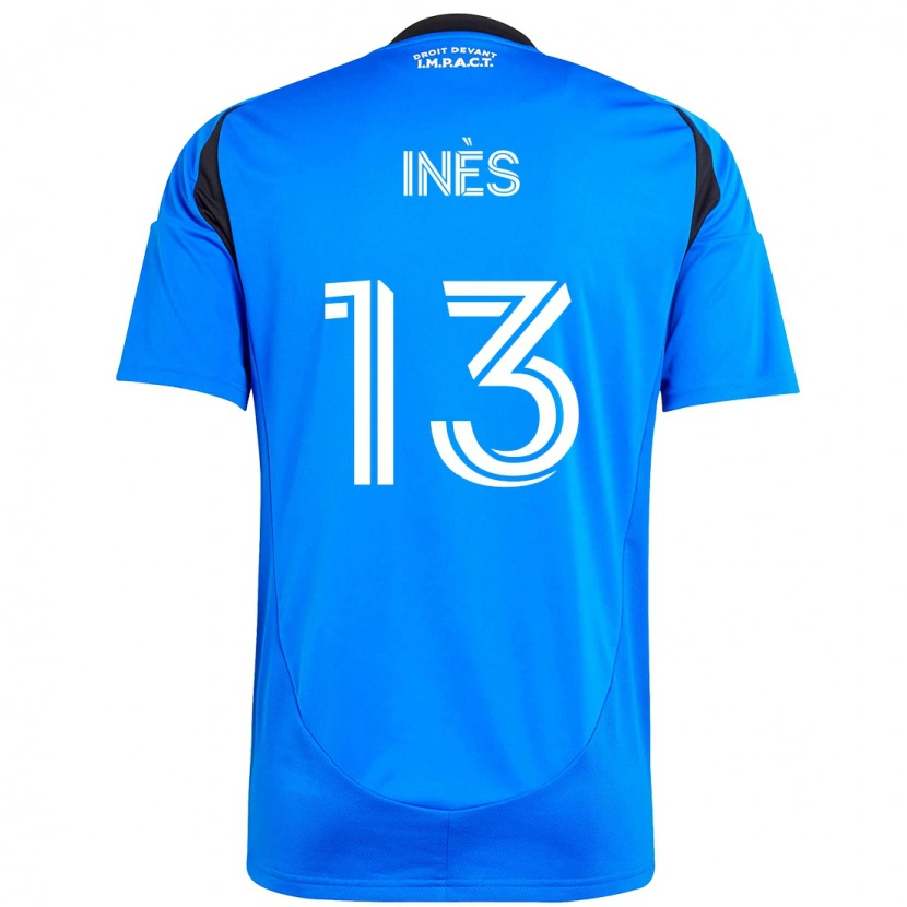 Danxen Mænd Nourani Inès #13 Himmelblå Mørkeblå Hjemmebane Spillertrøjer 2025/26 Trøje T-Shirt