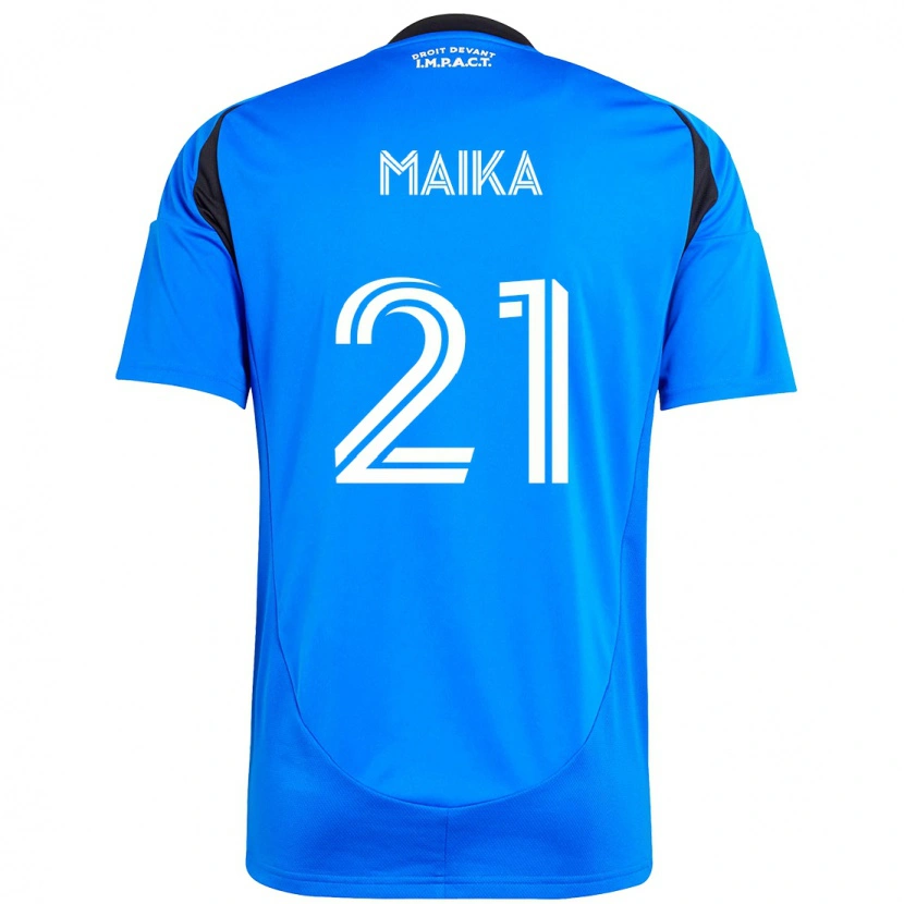 Danxen Mænd Pouliot Maika #21 Himmelblå Mørkeblå Hjemmebane Spillertrøjer 2025/26 Trøje T-Shirt