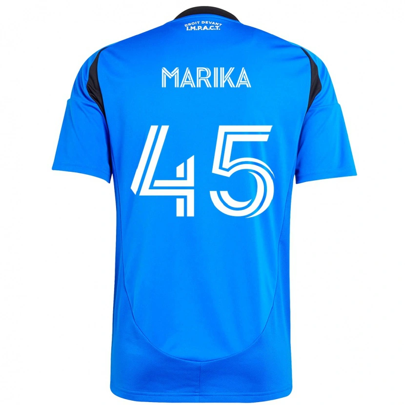Danxen Mænd Cregheur Marika #45 Himmelblå Mørkeblå Hjemmebane Spillertrøjer 2025/26 Trøje T-Shirt