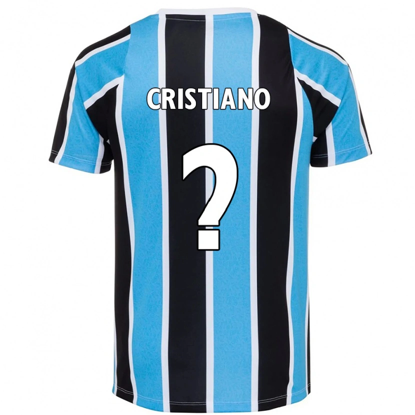 Danxen Mænd Cristiano #0 Hvid Blå Hjemmebane Spillertrøjer 2025/26 Trøje T-Shirt
