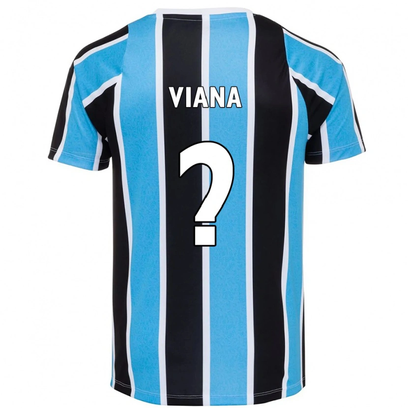 Danxen Mænd Arthur Viana #0 Hvid Blå Hjemmebane Spillertrøjer 2025/26 Trøje T-Shirt