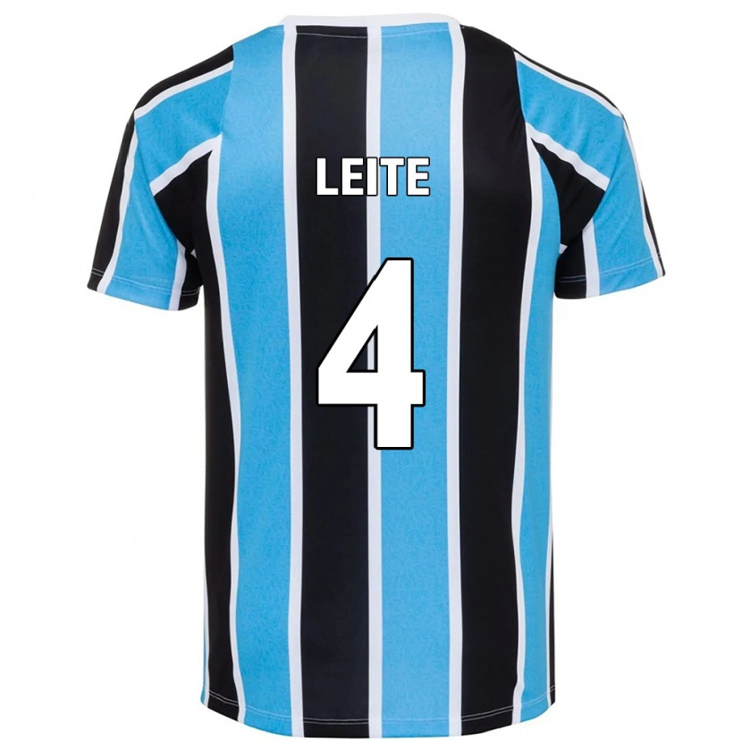 Danxen Mænd Paulo Henrique Leite #4 Hvid Blå Hjemmebane Spillertrøjer 2025/26 Trøje T-Shirt