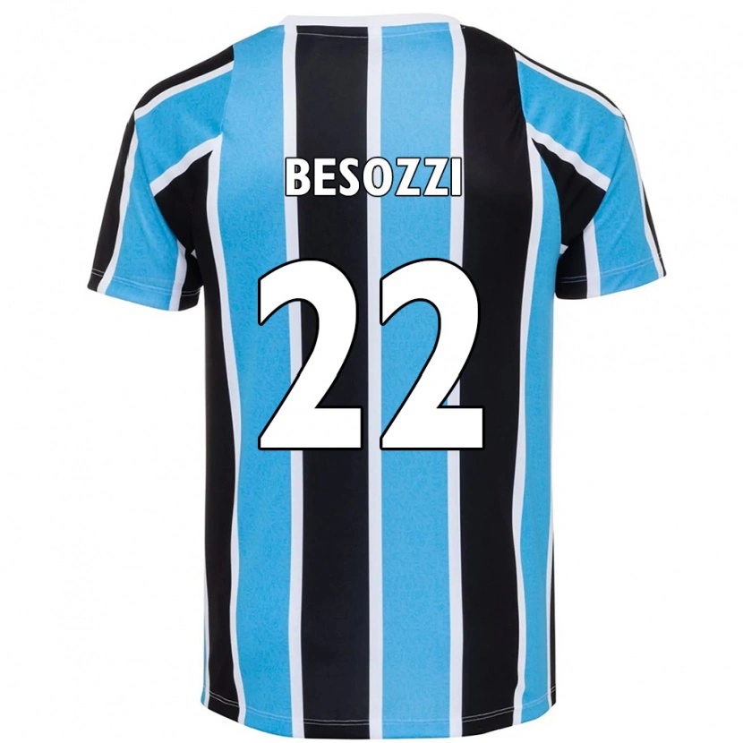 Danxen Mænd Lucas Besozzi #22 Hvid Blå Hjemmebane Spillertrøjer 2025/26 Trøje T-Shirt